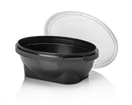 PP Elitocup EC132-345ml ovaal ZWART