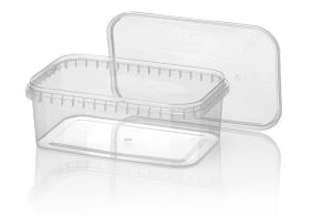 PP Tray RE, 1000ml, TRP + Deckel TE, TRP