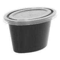 PP portiecup + deksel 60cc ZW