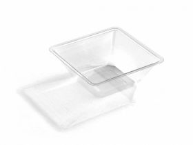 RPET Mini square bowl 175cc TRP