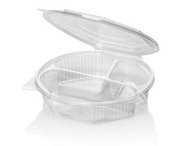 PP Ripboxx Meals 3-vaks TRP met vast deksel