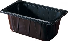 1/4 GN 2600ml 1-Fach 265x161x100mm Schwarz