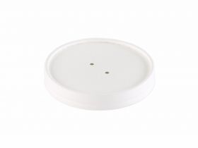 PE Cardboard Deksel tbv Soup Bowl 485cc WIT