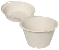 Snack box 575ml pulp met deksel