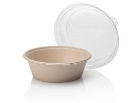 Bagasse Bowls 194x65mm 1200ml brown