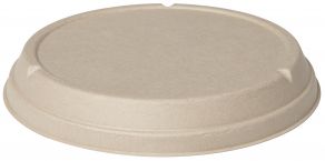 Deksel tbv Bagasse Bowls 194x27mm Brown