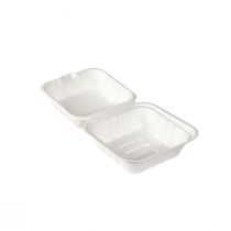 Bagasse MealBox 162x152x80 475cc Wit