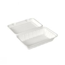 Bagasse MealBox 239x156x63 850cc Wit