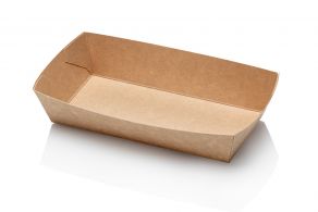 Topkwaliteit Snackbakje A13 Kraft bruin 5x100st