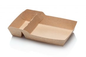 Topkwaliteit Snackbakje A20 Kraft bruin 5x100st
