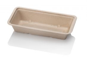 Suikerriet Snackbakje A5 bruin 