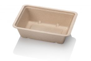 Suikerriet Snackbakje A7 bruin