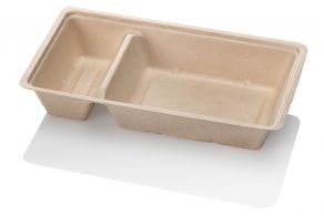 Suikerriet Snackbakje A20 bruin (A14+1) 