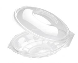 RPET saladebowl + vast deksel 250cc GLH