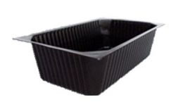 1/4 GN 2000ml 1-Fach Schwarz