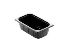1/4 GN 2000ml 1-Fach 265x161x80mm Schwarz