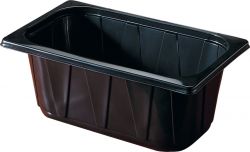 1/4 GN 2600ml 1-Fach 265x161x100mm Schwarz