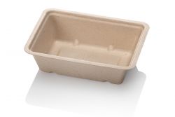 Suikerriet Snackbakje A7 bruin