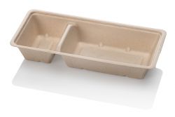 Suikerriet Snackbakje A22 bruin (A9+1) 