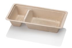 Suikerriet Snackbakje A23 bruin (A7+1) 