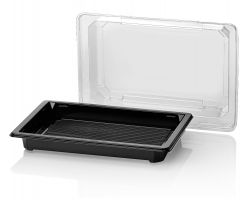 Sushi tray ZW 166x115+DE TR RPET combi